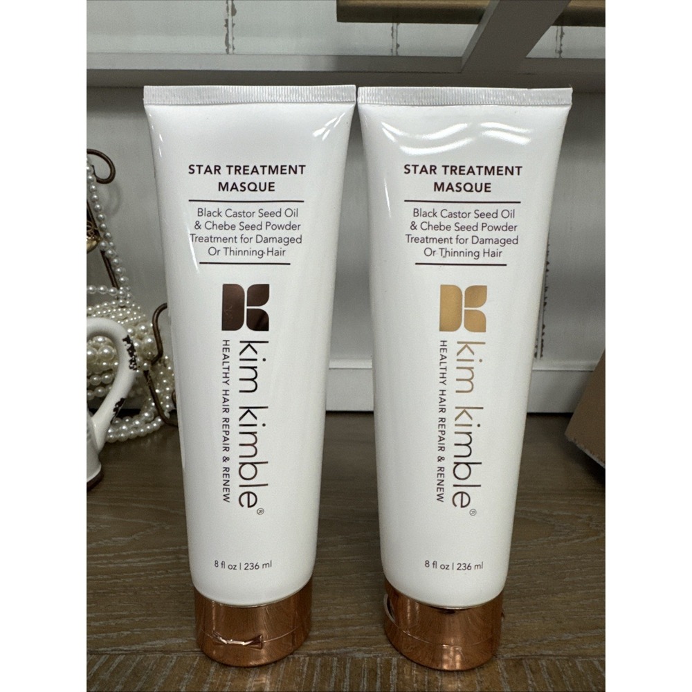 2 Kim Kimble Celebrity Star Treatment Masque for Damaged Thinning Hair 8 fl oz